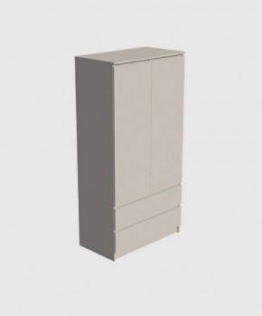 МОРИ МШ 900.1 Шкаф с 2-мя дв. и 2-мя ящ. (Сатин) в Чебаркуле - chebarkul.mebel24.online | фото 2