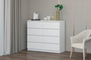 МС "Хилтон" Комод №3 1200 (8 ящ.) белый текстурный в Чебаркуле - chebarkul.mebel24.online | фото