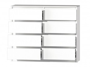 МС "Хилтон" Комод №3 1200 (8 ящ.) белый текстурный в Чебаркуле - chebarkul.mebel24.online | фото 3