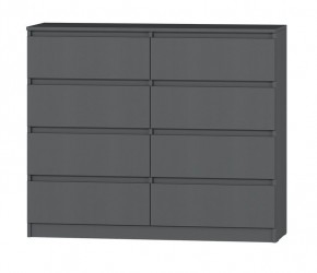 МС "Хилтон" Комод №3 1200 (8 ящ.) графит в Чебаркуле - chebarkul.mebel24.online | фото 2
