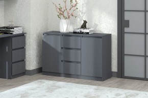 МС "Хилтон" Комод №4 1200 (графит) в Чебаркуле - chebarkul.mebel24.online | фото