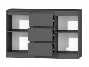 МС "Хилтон" Комод №4 1200 (графит) в Чебаркуле - chebarkul.mebel24.online | фото 3