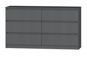 МС "Хилтон" Комод №5 1400 (6 ящ.) графит в Чебаркуле - chebarkul.mebel24.online | фото 2
