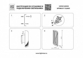 Накладной светильник Lightstar Varese 731663 в Чебаркуле - chebarkul.mebel24.online | фото 3