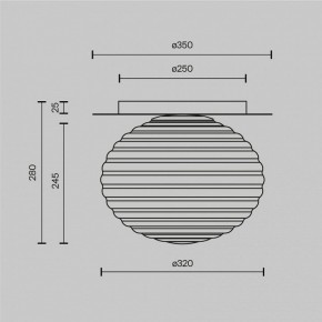 Накладной светильник Maytoni Reels MOD268CL-01B в Чебаркуле - chebarkul.mebel24.online | фото 3