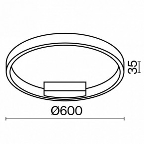 Накладной светильник Maytoni Rim MOD058CL-L35WK в Чебаркуле - chebarkul.mebel24.online | фото 4