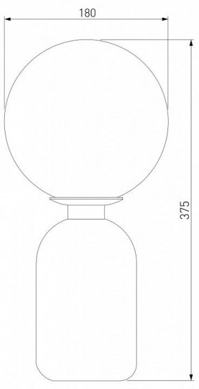 Настольная лампа декоративная Eurosvet Bubble 01197/1 белый в Чебаркуле - chebarkul.mebel24.online | фото 2