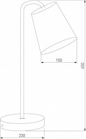 Настольная лампа декоративная Eurosvet Montero 01134/1 белый в Чебаркуле - chebarkul.mebel24.online | фото 3