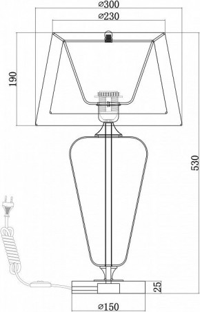 Настольная лампа декоративная Maytoni Verre Z005TL-01CH в Чебаркуле - chebarkul.mebel24.online | фото 4