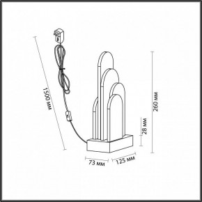 Настольная лампа декоративная Odeon Light Foros 5437/12TL в Чебаркуле - chebarkul.mebel24.online | фото 5