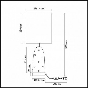 Настольная лампа декоративная Odeon Light Pollen 5424/1T в Чебаркуле - chebarkul.mebel24.online | фото 5