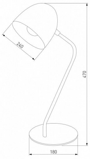 Настольная лампа офисная TK Lighting Soho 5036 Soho Black в Чебаркуле - chebarkul.mebel24.online | фото 2