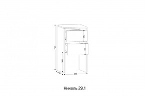 НИКОЛЬ 25 Шкаф 5-ти створчатый в Чебаркуле - chebarkul.mebel24.online | фото 7