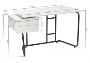 Офисная мебель Desk white / black в Чебаркуле - chebarkul.mebel24.online | фото 2