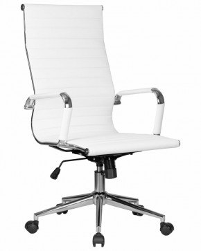 Офисное кресло для руководителей DOBRIN CLARK LMR-101B белый в Чебаркуле - chebarkul.mebel24.online | фото 1