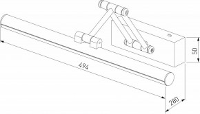 Подсветка для картины Elektrostandard Monza a064138 в Чебаркуле - chebarkul.mebel24.online | фото 4