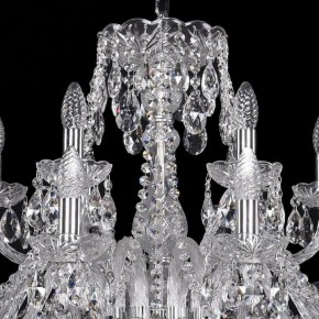 Подвесная люстра Bohemia Ivele Crystal 1411 1411/12+6/300/Ni в Чебаркуле - chebarkul.mebel24.online | фото 4