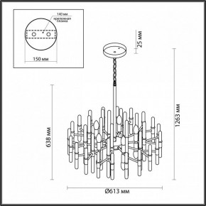 Подвесная люстра Odeon Light Stika 4988/10 в Чебаркуле - chebarkul.mebel24.online | фото 7