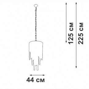 Подвесная люстра Vitaluce V5885 V5885-9/7 в Чебаркуле - chebarkul.mebel24.online | фото 3