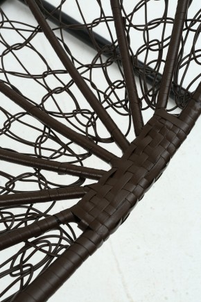 Подвесное кресло-кокон Бароло (коричневый/черный) в Чебаркуле - chebarkul.mebel24.online | фото 11