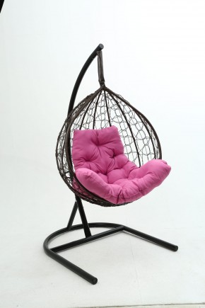 Подвесное кресло-кокон Бароло (коричневый/черный) в Чебаркуле - chebarkul.mebel24.online | фото 6