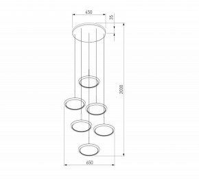 Подвесной светильник Eurosvet Crespella 90034/6 золото в Чебаркуле - chebarkul.mebel24.online | фото 5