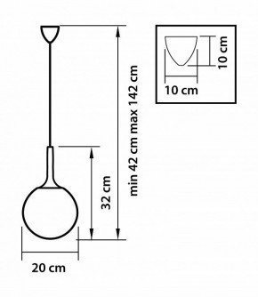 Подвесной светильник Lightstar Globo 813021 в Чебаркуле - chebarkul.mebel24.online | фото 3