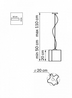 Подвесной светильник Lightstar Nubi 802110 в Чебаркуле - chebarkul.mebel24.online | фото 3