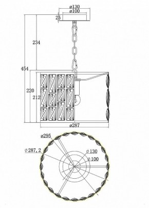 Подвесной светильник Maytoni Gelid MOD184-PL-01-CH в Чебаркуле - chebarkul.mebel24.online | фото 8