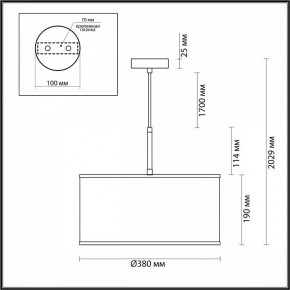 Подвесной светильник Odeon Light Bergi 5064/1 в Чебаркуле - chebarkul.mebel24.online | фото 8