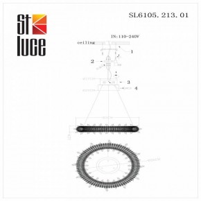 Подвесной светильник ST-Luce Lucchero SL6105.213.01 в Чебаркуле - chebarkul.mebel24.online | фото 6