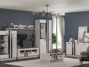 МАГНОЛИЯ Полка (Белый глянец/Белый) в Чебаркуле - chebarkul.mebel24.online | фото 2