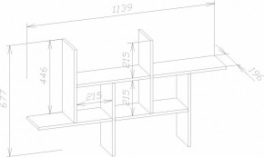 Полка навесная ПК-6 в Чебаркуле - chebarkul.mebel24.online | фото 4