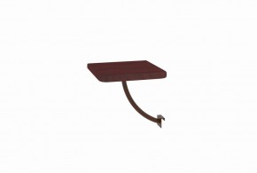 Полка прикроватная квадратная (МилСон) в Чебаркуле - chebarkul.mebel24.online | фото 7