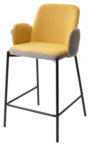 Полубарный стул NYX (H=65cm) VF106 желтый / VF120 серый М-City в Чебаркуле - chebarkul.mebel24.online | фото 1