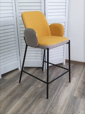 Полубарный стул NYX (H=65cm) VF106 желтый / VF120 серый М-City в Чебаркуле - chebarkul.mebel24.online | фото 2
