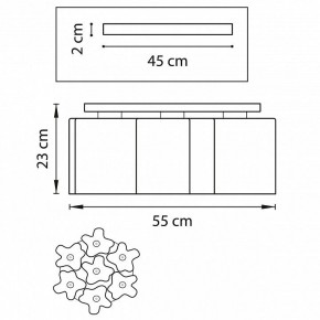 Потолочная люстра Lightstar Nubi 802073 в Чебаркуле - chebarkul.mebel24.online | фото 2
