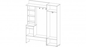 САБРИНА Прихожая в Чебаркуле - chebarkul.mebel24.online | фото 3
