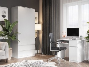 Шкаф 2-ств. с 2 ящиками "Бьянко" в Чебаркуле - chebarkul.mebel24.online | фото 4