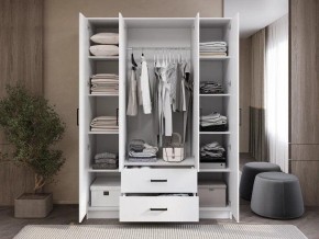 Шкаф 4-х створчатый Титан (белый) в Чебаркуле - chebarkul.mebel24.online | фото 2