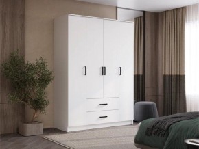 Шкаф 4-х створчатый Титан (белый) в Чебаркуле - chebarkul.mebel24.online | фото 5