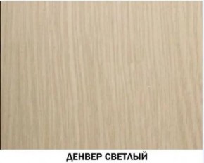 Шкаф для одежды №614 "Инна" Денвер светлый (*без полок) в Чебаркуле - chebarkul.mebel24.online | фото 2