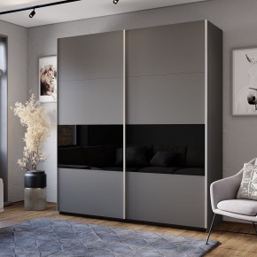 Шкаф-купе Харви ШКК-10 (графит) в Чебаркуле - chebarkul.mebel24.online | фото 1