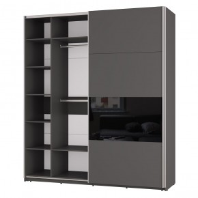 Шкаф-купе Харви ШКК-10 (графит) в Чебаркуле - chebarkul.mebel24.online | фото 2