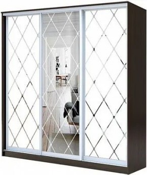 Шкаф-купе ХИТ 23-4-18/2-666 РОМБ БОЛЬШОЙ МАТОВЫЙ в Чебаркуле - chebarkul.mebel24.online | фото