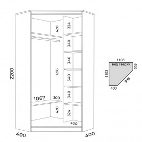 Шкаф-купе ХИТ-У-22-4-55 в Чебаркуле - chebarkul.mebel24.online | фото 2