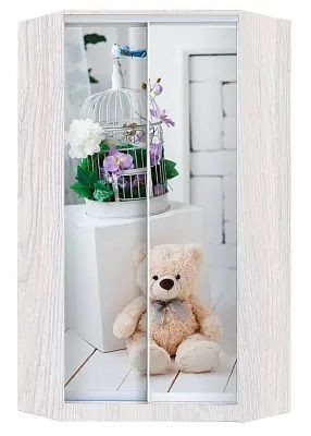 Шкаф-купе ХИТ-У-L-24-64-77 МИШКА В ИНТЕРЬЕРЕ в Чебаркуле - chebarkul.mebel24.online | фото