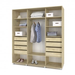 МАРТИН Шкаф-купе с зеркалом Ирландский дуб (2000*600) М602 в Чебаркуле - chebarkul.mebel24.online | фото 4