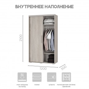 Шкаф-купе ШКК-11 (ясень белый) в Чебаркуле - chebarkul.mebel24.online | фото 6