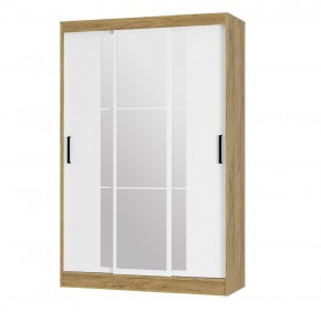 Шкаф-купе Тайм ШКК-03 (крафт/белый) в Чебаркуле - chebarkul.mebel24.online | фото 1